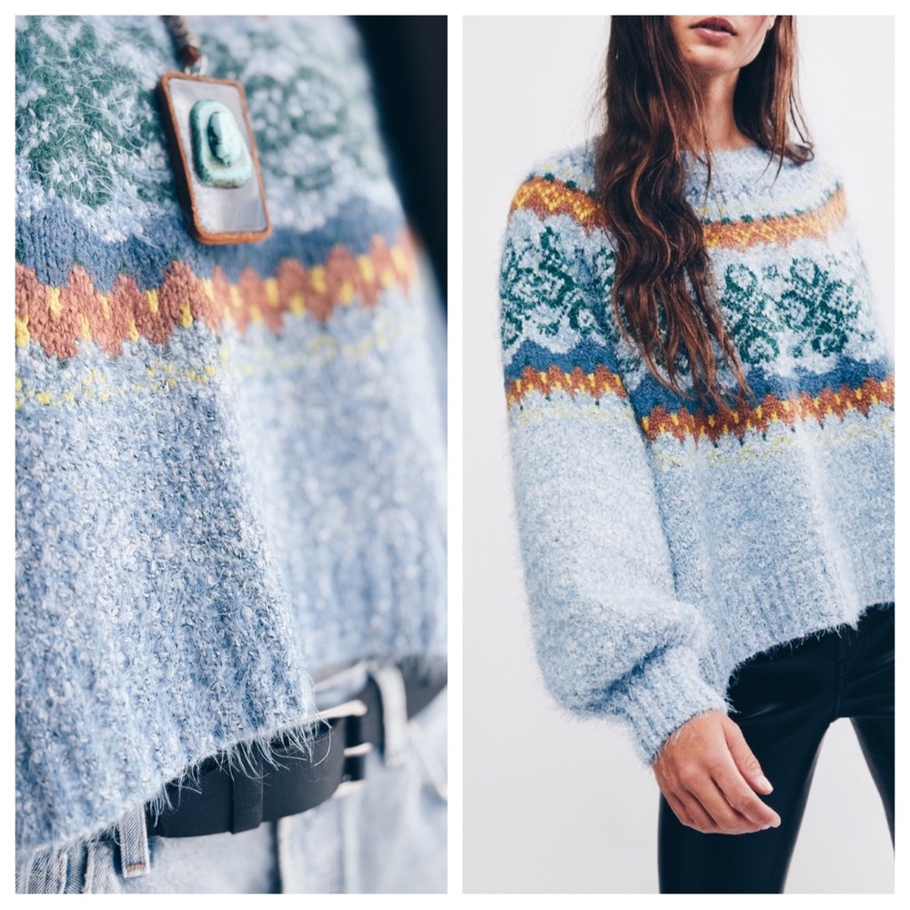 Free People Festive Frost Sweater - Picture 8 of 16